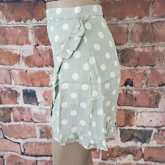 NWT CAPULET - Madeline Skirt Green Polka Dot XS - Picture 5 of 7